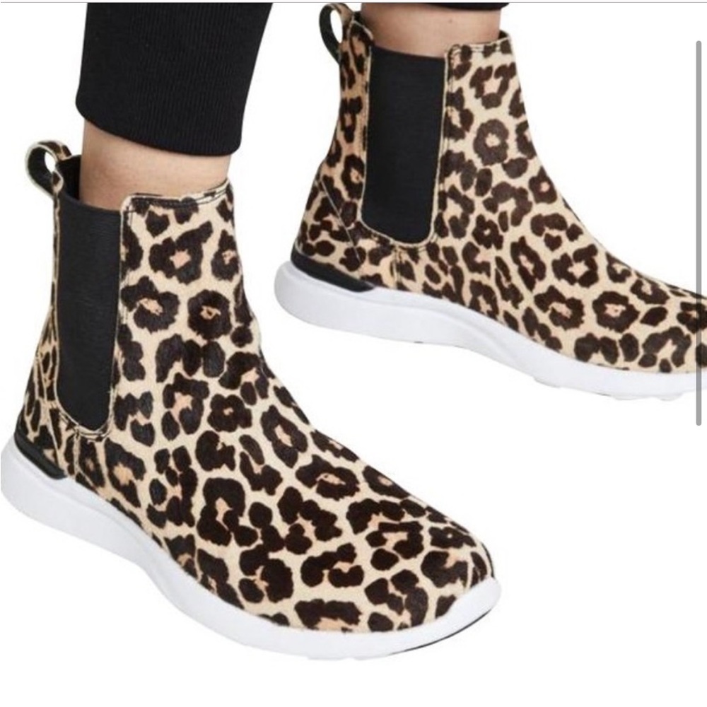 APL leopard calf hair Chelsea boot- NWOT - size 10